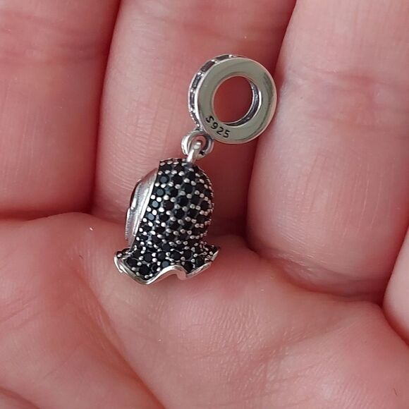 925 Sterling Silver Scream Charm - Picture 7 of 9